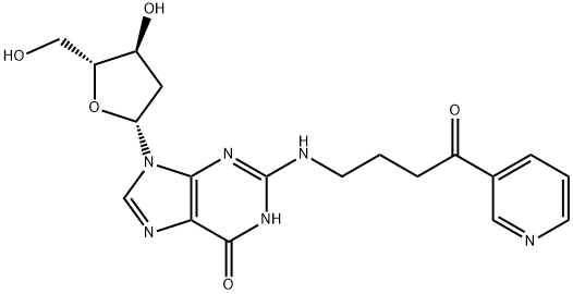 N(2)-(pyridyloxobutyl)deoxyguanosine Structure