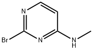 4-Pyrimidinamine, 2-bromo-N-methyl- Structure