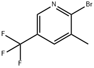 Pyridine, 2-bromo-3-methyl-5-(trifluoromethyl)- 구조식 이미지