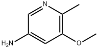 3-Pyridinamine, 5-methoxy-6-methyl- 구조식 이미지