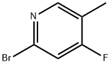 2-Bromo-4-fluoro-5-methylpyridine 구조식 이미지