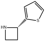 Azetidine, 2-(2-thienyl)-, (2S)- Structure