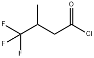 Butanoyl chloride, 4,4,4-trifluoro-3-methyl- Structure