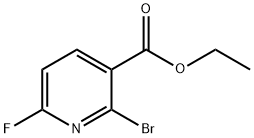 3-Pyridinecarboxylic acid, 2-bromo-6-fluoro-, ethyl ester Structure