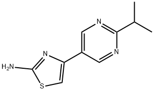 2-Amino-4-(2-iso-propylpyrimidyl-5-yl)thiazole Structure