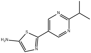 5-Amino-2-(2-iso-propylpyrimidyl-5-yl)thiazole Structure