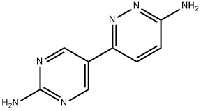 3-Amino-6-(2-aminopyrimidyl-5-yl)pyridazine 구조식 이미지