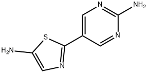 5-Amino-2-(2-aminopyrimidyl-5-yl)thiazole Structure