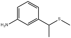 3-[1-(methylsulfanyl)ethyl]aniline Structure