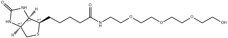 (+)-Biotin-PEG4-alcohol Structure