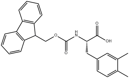 (9H-플루오렌-9-일)메톡시]카르보닐L-3,4-디메틸페 구조식 이미지