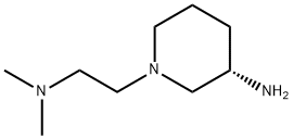 1-Piperidineethanamine, 3-amino-N,N-dimethyl-, (3S)- Structure