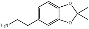 1,3-Benzodioxole-5-ethanamine, 2,2-dimethyl- 구조식 이미지