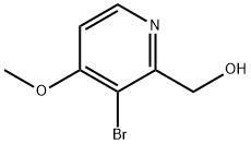 2-Pyridinemethanol, 3-bromo-4-methoxy- Structure