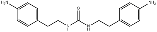 Urea, N,N'-bis[2-(4-aminophenyl)ethyl]- Structure