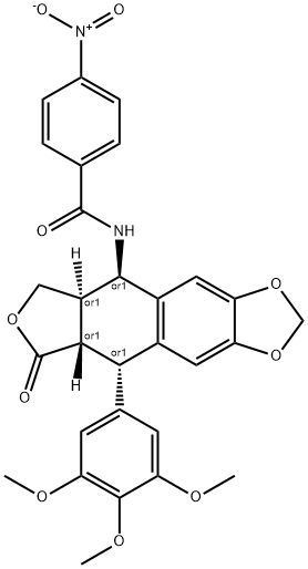 Podophyllotoxin, derivative of 구조식 이미지