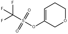 Trifluoro-methanesulfonic Acid 5,6-Dihydro-2h-pyran-3-yl Ester 구조식 이미지