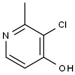 3-chloro-2-methylpyridin-4-ol 구조식 이미지