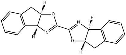 2,2'-Bi-8H-indeno[1,2-d]oxazole, 3a,3'a,8a,8'a-tetrahydro-, (3aS,3'aS,8aR,8'aR)- Structure