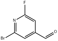 2-bromo-6-fluoropyridine-4-carbaldehyde Structure