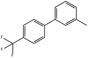 1,1'-Biphenyl, 3-methyl-4'-(trifluoromethyl)- Structure