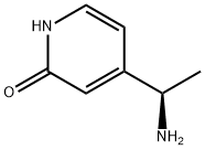 2(1H)-Pyridinone, 4-[(1R)-1-aminoethyl]- 구조식 이미지