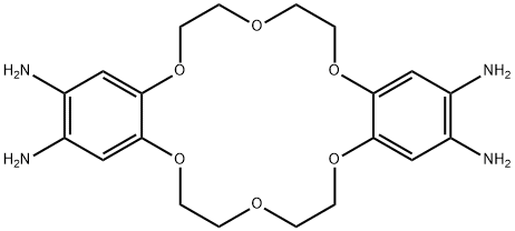 Dibenzo[b,k][1,4,7,10,13,16]hexaoxacyclooctadecin-2,3,13,14-tetramine, 6,7,9,10,17,18,20,21-octahydro- 구조식 이미지