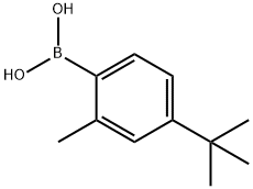 Boronic acid, B-[4-(1,1-dimethylethyl)-2-methylphenyl]- Structure