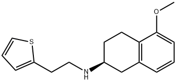 2-Thiopheneethanamine, N-[(2S)-1,2,3,4-tetrahydro-5-methoxy-2-naphthalenyl]- Structure