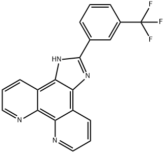 2-(3-trifluoroMethylphenyl)iMidazole[4,5f][1,10]phenanthroline Structure