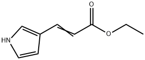 2-Propenoic acid, 3-(1H-pyrrol-3-yl)-, ethyl ester 구조식 이미지