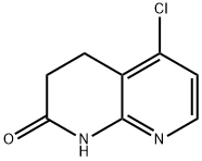 1,8-Naphthyridin-2(1H)-one, 5-chloro-3,4-dihydro- 구조식 이미지