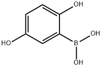 (2,5-dihydroxyphenyl)boronicacid Structure