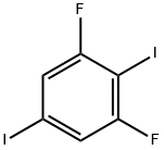 Benzene, 1,3-difluoro-2,5-diiodo- Structure