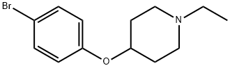 4-(4-bromophenoxy)-1-ethylpiperidine Structure