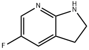 5-Fluoro-2,3-dihydro-1H-pyrrolo[2,3-b]pyridine0 구조식 이미지