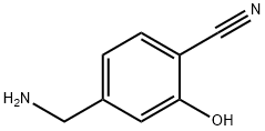 Benzonitrile, 4-(aminomethyl)-2-hydroxy- Structure