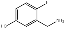 3-(aminomethyl)-4-fluorophenol Structure