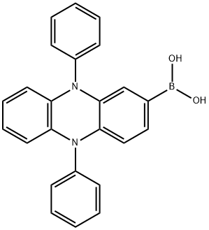 Boronic acid, B-(5,10-dihydro-5,10-diphenyl-2-phenazinyl)- Structure