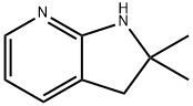 1H-Pyrrolo[2,3-b]pyridine, 2,3-dihydro-2,2-dimethyl- Structure