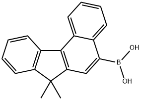 boronic acid-(7,7-dimethyl-7H-benzo[c]fluoren-5-yl) Structure