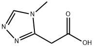 4H-1,2,4-Triazole-3-acetic acid, 4-methyl- Structure