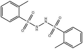 Benzenesulfonic acid, 2-methyl-, 2-[(2-methylphenyl)sulfonyl]hydrazide Structure