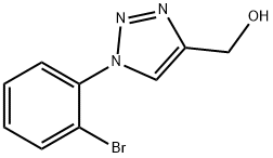 [1-(2-bromophenyl)-1H-1,2,3-triazol-4-yl]methanol 구조식 이미지