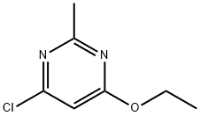 4-chloro-6-ethoxy-2-methylpyrimidine Structure