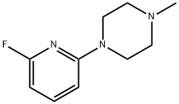 1-(6-Fluoropyridin-2-yl)-4-methylpiperazine Structure