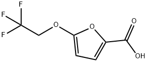 5-(2,2,2-trifluoroethoxy)furan-2-carboxylic acid 구조식 이미지