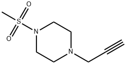 Piperazine, 1-(methylsulfonyl)-4-(2-propyn-1-yl)- Structure