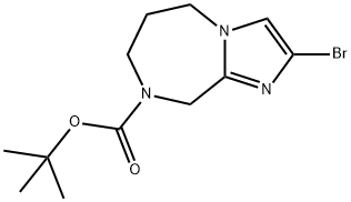 tert-butyl 2-bromo-5H,6H,7H,8H,9H-imidazo[1,2-a][1,4]diazepine-8-carboxylate Structure