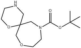 tert-부틸1,8-디옥사-4,11-디아자스피로[5.6]도데칸-11-카르복실레이트(SALTDATA:FREE) 구조식 이미지